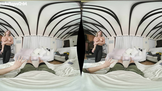 Addison Rae makes nice blowjob and handjob in VR deepfake porn tape