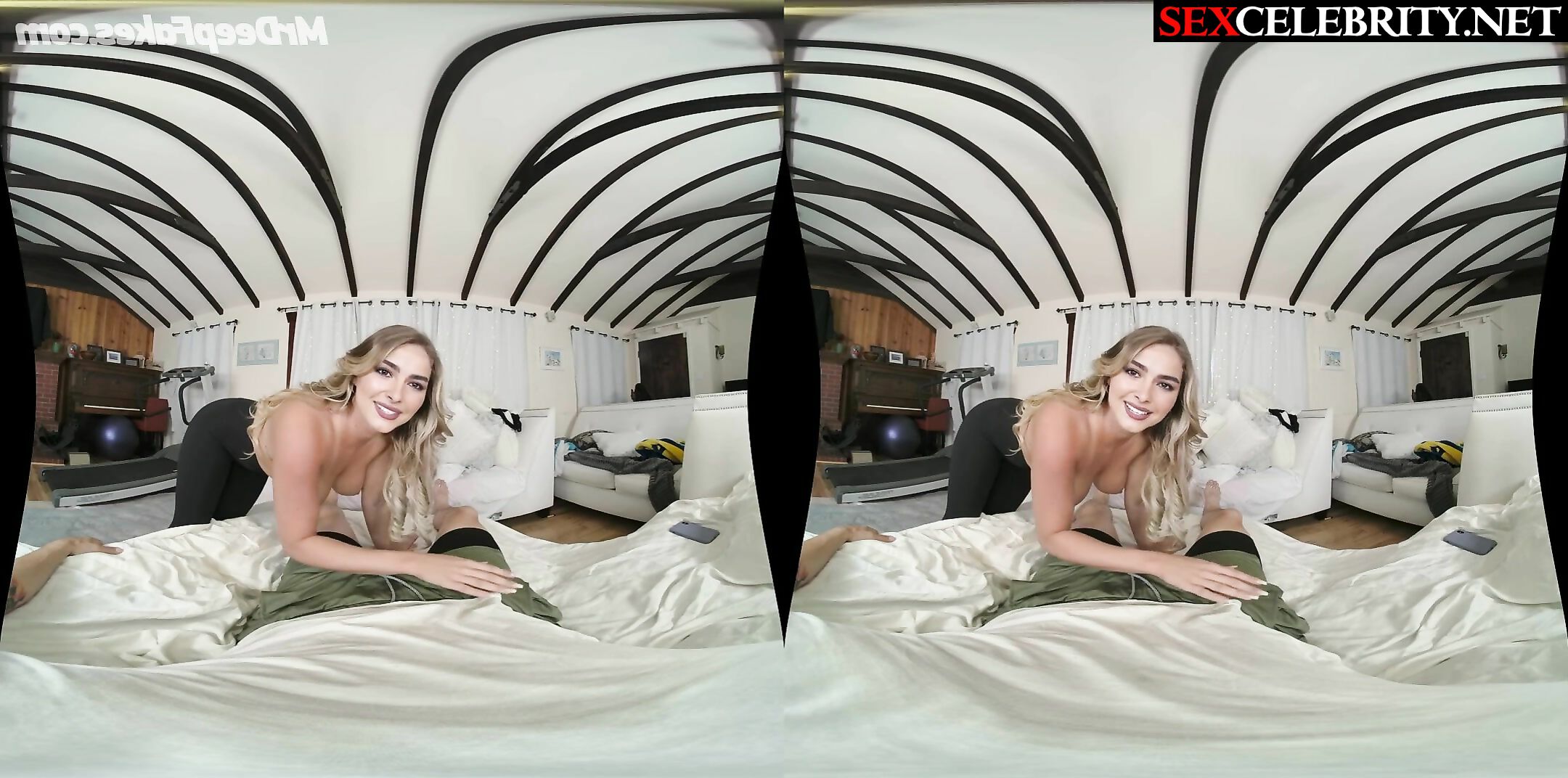 Addison Rae makes nice blowjob and handjob in VR deepfake porn tape SexCelebrity picture photo