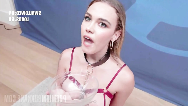 Face swap Florence Pugh receiving sperm to her mouth [NSFW] [PREMIUM]