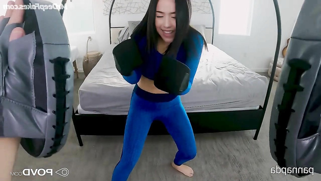 Best way for Pokimane to relax after workout is to fuck hard deepfake