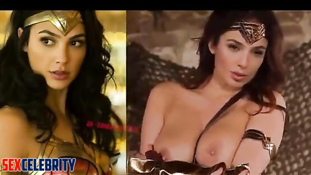 Gal Gadot in sexy cosplay costume got her two holes fucked (deepfake)
