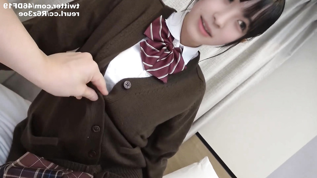 Deepfake porn schoolgirl Ozono Momoko making blowjob and spit / 大園桃子 ディープフェイク [PREMIUM]