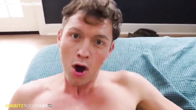 AI Tom Holland fucked with a guy and got a facial