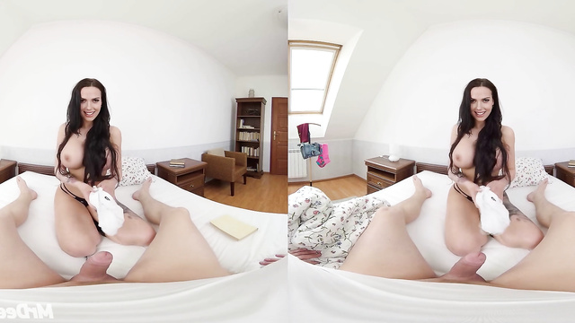 Scarlett Johansson in amazing VR porn with big boobs