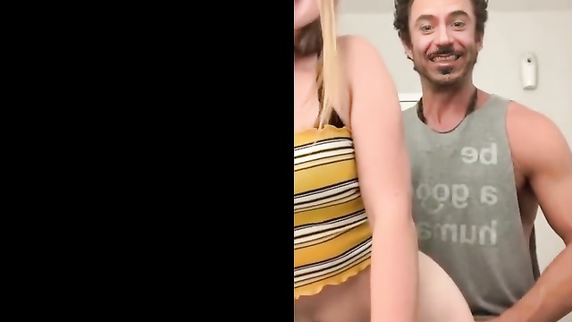 Robert Downey Jr. shoves his dick up Billie Eilish's ass [DeepFake]