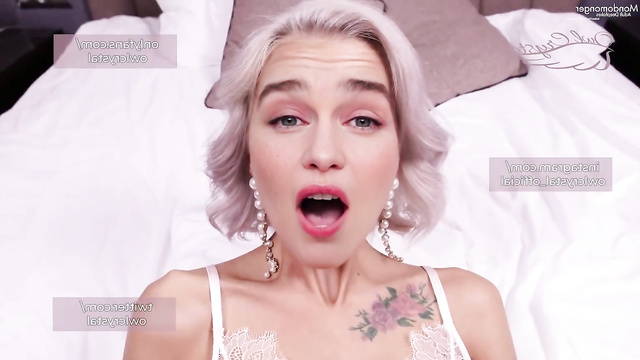 Emilia Clarke really wants your cock for sex games [PREMIUM]