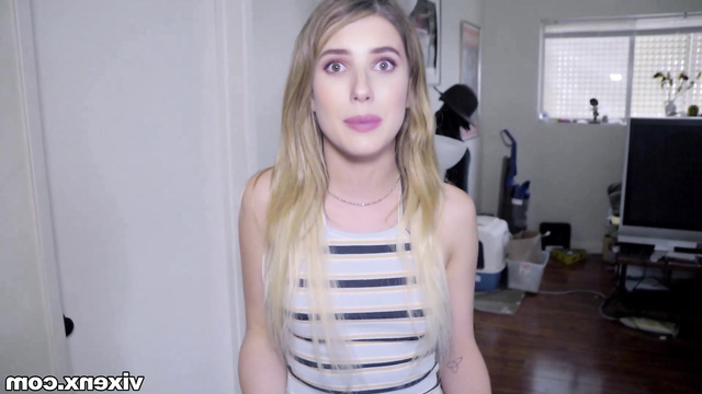 Hot blonde Emma Roberts celebrity sex before her lessons [PREMIUM]