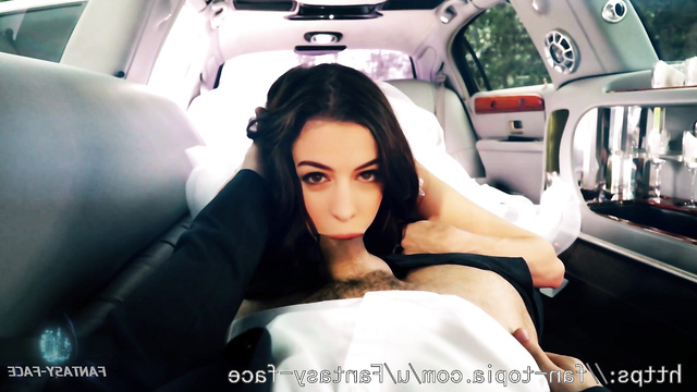 Anne Hathaway deepfake porn (sucking dick exboyfriend before wedding) [PREMIUM]