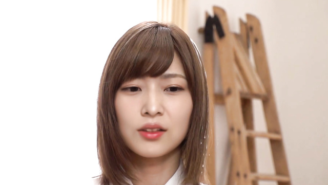 Suzuki Ayane (鈴木絢音) J-Pop Nogizaka46 (乃木坂46) coats her hair with cum [PREMIUM]