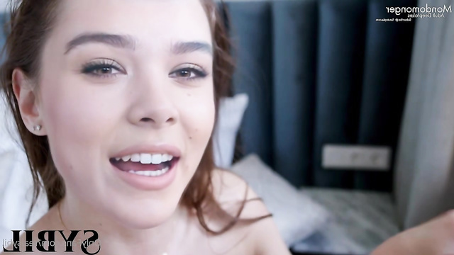 Young guy stuck to AI Hailee Steinfeld's pussy [PREMIUM]