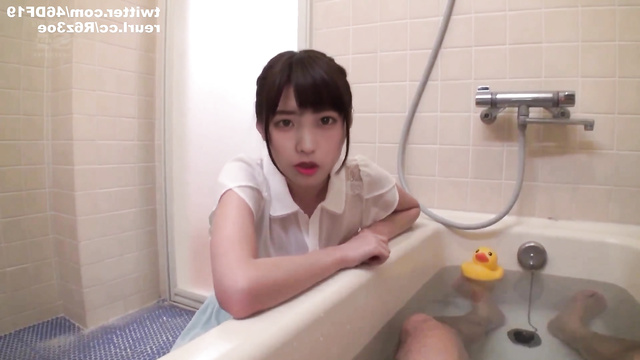 Yuki Yoda Nogizaka46 sex scene in bathroom / 与田 祐希 乃木坂46 ディープフェイクポルノ [PREMIUM]
