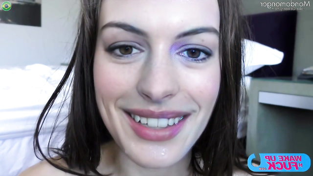 Pov facial deepfake video with hot babe Anne Hathaway [PREMIUM]