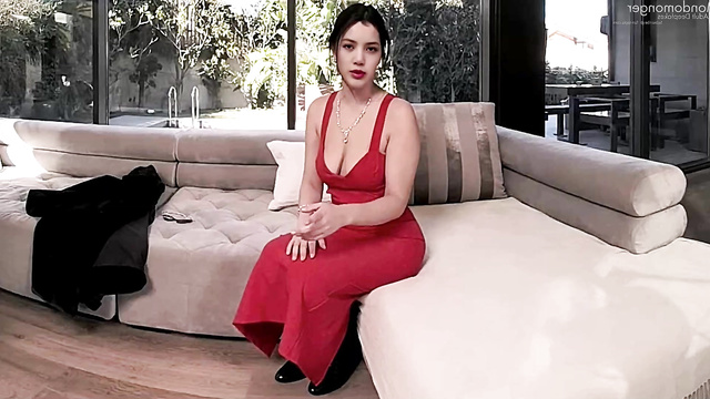Lisa BLACKPINK in a seductive red dress 리사블랙핑크케이팝 빨간 드레스 [PREMIUM]