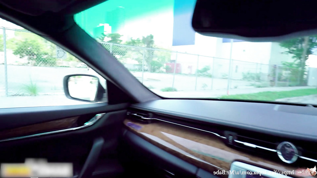 Hot deepfake video in the car (Charli D'Amelio topless) [PREMIUM]