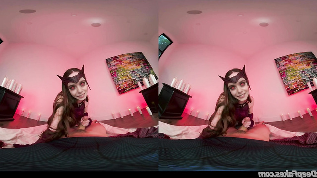 VR porn with Scarlet Witch (Elizabeth Olsen)