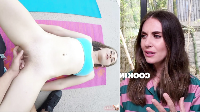 Alison Brie commenting her nice fuck in gym - fake [PREMIUM]