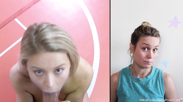 Brie Larson likes sex after workouts (cum on face), deepfake [PREMIUM]