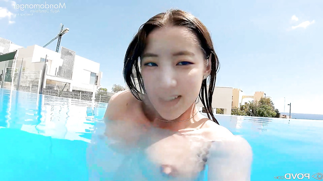 Dahyun (다현) gets fucked and facial outside by pool / TWICE 트와이스딥페이크 [PREMIUM]