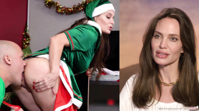 Big tits christmas elf fucked hard - ai Angelina Jolie [PREMIUM]