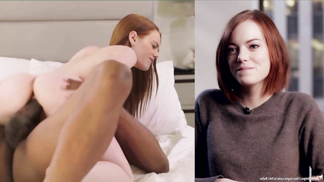 Interracial orgasming sex experience of exciting deepfake Emma Stone [PREMIUM]
