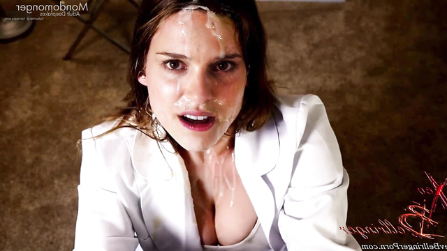 Titty fake doctor Natalie Portman gets camshots on face and enjoys cum [PREMIUM]
