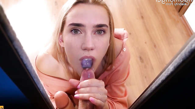 Fake babe Jennifer Connelly long and hot pov blowjob [PREMIUM]