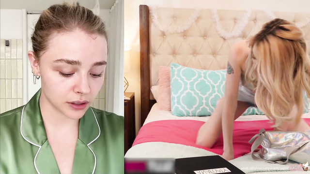 Chloe Grace Moretz uses dick and dildo for BIG satisfaction deepfake [PREMIUM]