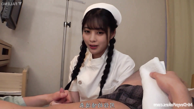 Kanna Hashimoto played with dick and nipples patient - 橋本 環奈 セックスシーン