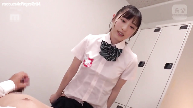 Fake Oguri Yui (おぐり ゆい ポルノ) - horny japanese fucked in the locker room