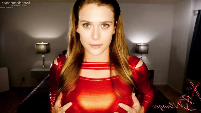 Elizabeth Olsen - cum covered face is what she wants / fake porn [PREMIUM]