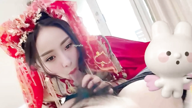 Dissolute bride Yang Mi made blowjob before wedding, ai (杨幂 智能換臉) [PREMIUM]