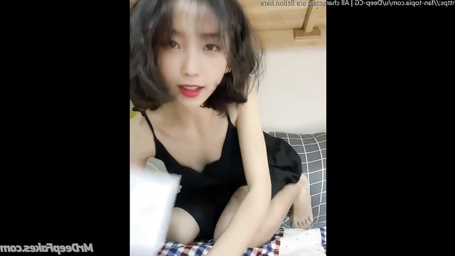 Hot IU enjoying her body - deepfake // 이지은 딥 페이크 비디오