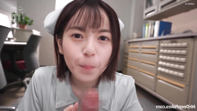 Asuka Saito (齋藤 飛鳥 乃木坂46) - pov porn, nurse sucking in hospital