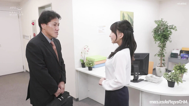 Secretary Nanase Nishino (にしの ななせ) satisfies her boss (celebrity sex)