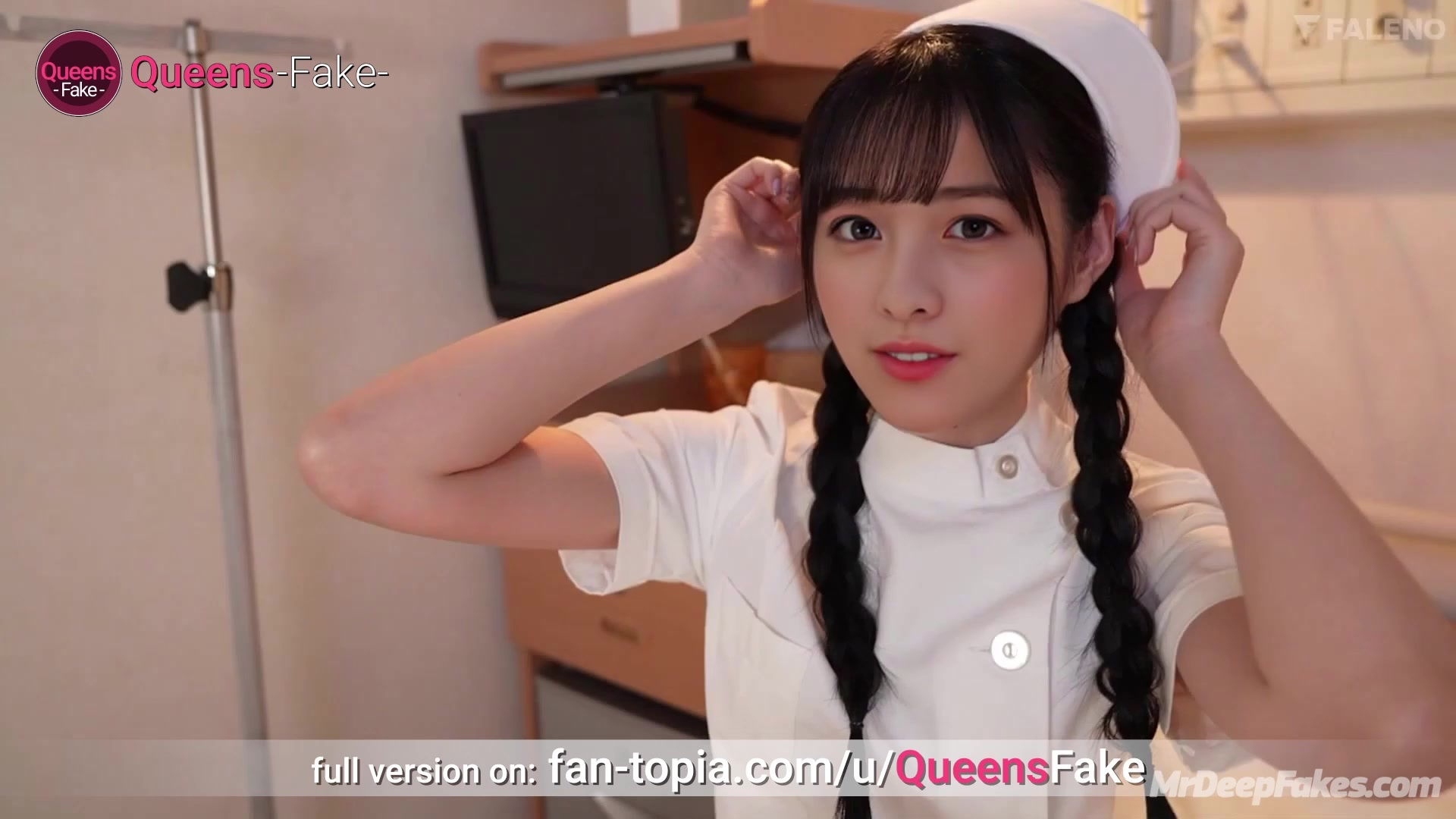 橋本環奈　ぶっかけ　　エロ Nurse Kanna Hashimoto saves patient from fever adult scene/橋本 環奈假色情片 |  SexCelebrity