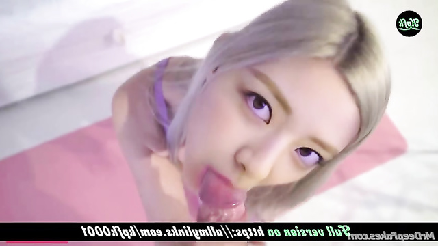 Fake blonde Yuna deep throat deepfake video (신유나 있지)