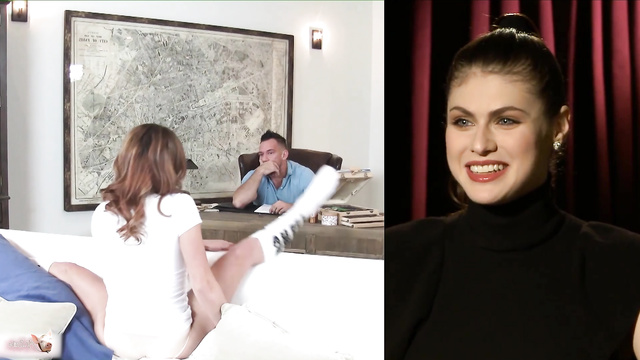 Alexandra Daddario gets cum in mouth after BF pounds her pussy /fakes [PREMIUM]