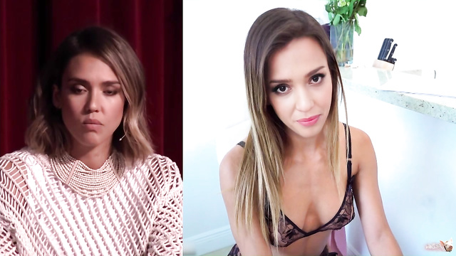 AI porn / Jessica Alba sucking dick before having passionate sex [PREMIUM]