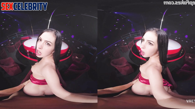 Hot doggystyle sex with Anne Hathaway in VR || AI fakes