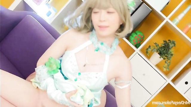 Saki Miyamoto sex scenes in sparkle dress - 宮本彩希 有名人のセックス