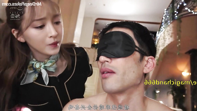 Janice Man having fun with man in mask - 文咏珊 性爱场面 adult video