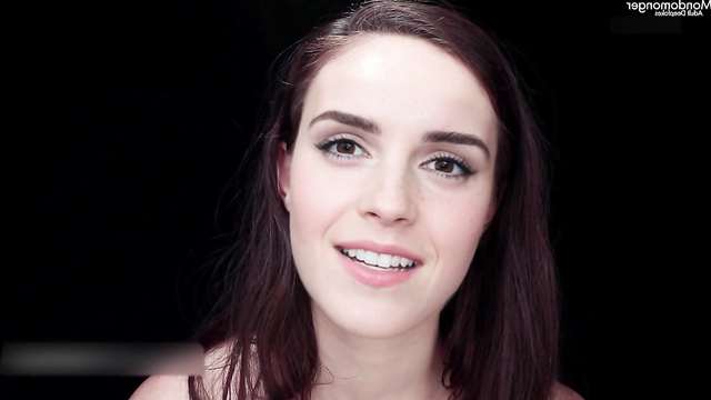 Hot whore Emma Watson wants to fuck and tells about it, sex tape