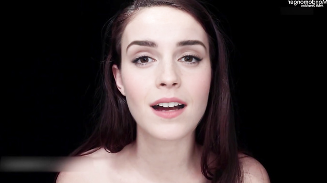 Hot whore Emma Watson wants to fuck and tells about it, sex tape