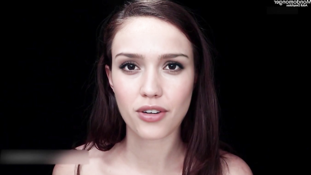 Sexy brunette Jessica Alba told boys about her sex preferences, ai