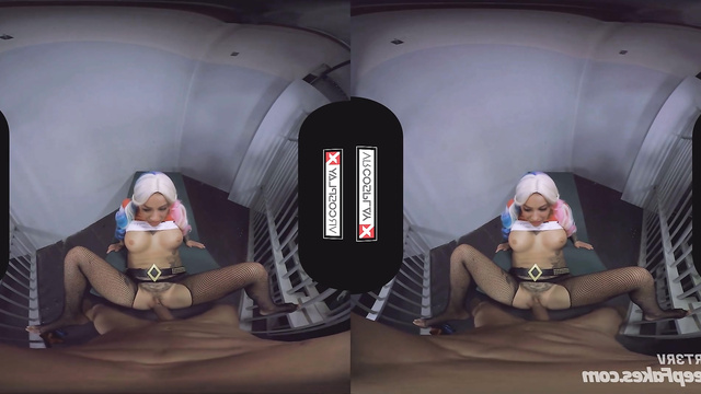 VR deepfake porn with sexy blonde slut Margot Robbie