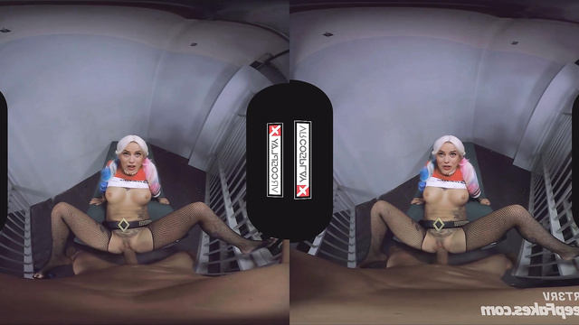 VR deepfake porn with sexy blonde slut Margot Robbie