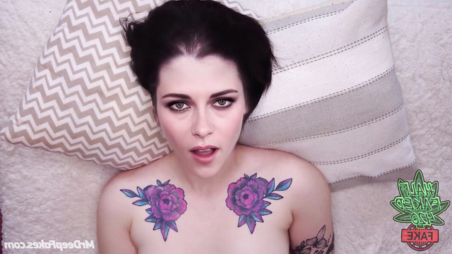 Fake Kristen Stewart - sexy goth girl wants to fuck