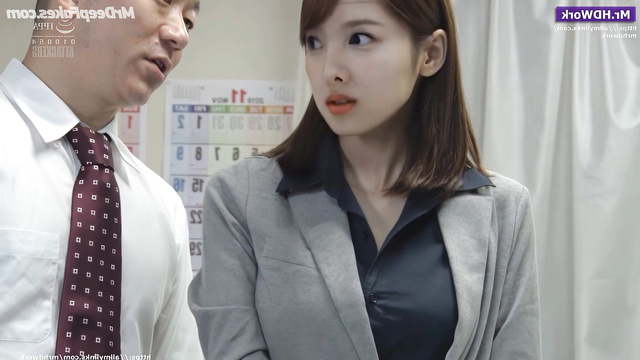 Nayeon (나연) TWICE (트와이스) - old fart boss fucked sexy secretary - ai