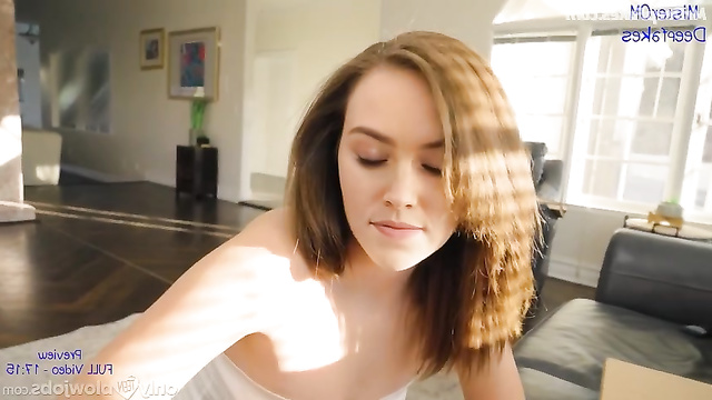 Deepfake sex tape how Daisy Ridley always up for sucking big dick