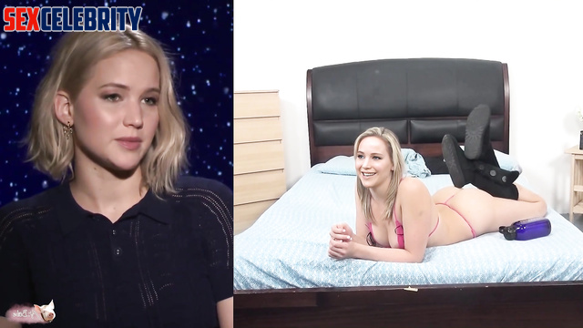 Curvy blonde vs big dick - Jennifer Lawrence deepfake [PREMIUM]